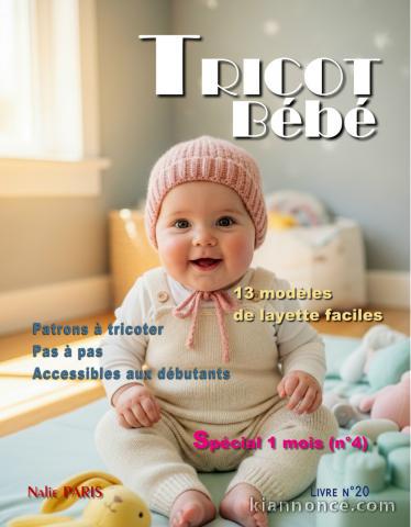 LIVRE N° 20 tricot bébé modèle layette facile patron à tricoter
