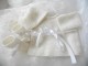 Tricot b&eacute;b&eacute; brassi&egrave;re blanche mousse 