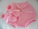 Bloomer b&eacute;b&eacute; rose tricot b&eacute;b&eacute; laine