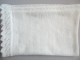 couverture &eacute;crue tricot laine b&eacute;b&eacute; fait main