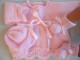 Ensemble brassi&egrave;re ROSE b&eacute;b&eacute; tricot laine