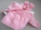 Trousseau ROSE b&eacute;b&eacute; tricot fait main