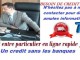 Financement de  pr&ecirc;t entre particulier  