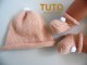 Explication TUTO bonnet chaussons pompons b&eacute;b&eacute;