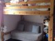 Mezzanine loft couchage