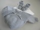 Tricot b&eacute;b&eacute; trousseau laine Gris Astra