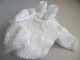 Trousseau b&eacute;b&eacute; blanc astra, laine tricot b&eacute;b&eacute; fait main