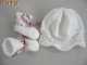 Explications, tuto tricot b&eacute;b&eacute; bonnets vagues bb