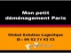 Petit d&eacute;m&eacute;nagement Paris
