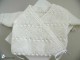 Tricot layette bb fait main, brassi&egrave;re