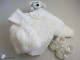 Tricot layette bb fait main, brassi&egrave;re, bonnet, chaussons, b&eacute;guin