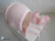 Tricot layette bb fait main b&eacute;guin style Princesse Charlotte