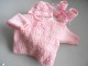 Tricot layette bb fait main, brassi&egrave;re, bonnet, chaussons, b&eacute;guin