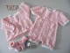 Fiche Tricot b&eacute;b&eacute;, TUTO, ensemble complet layette bb