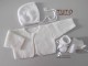 Fiche tricot b&eacute;b&eacute;, explication ensemble Cardigan, b&eacute;guin et chaus