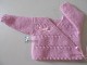 Brassi&egrave;re crois&eacute;e gilet cache coeur tricot b&eacute;b&eacute; mod&egrave;le layette bb