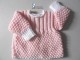 Brassi&egrave;re tricot b&eacute;b&eacute; pas ch&egrave;re tricot&eacute;e main layette bb FILLE