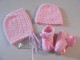 Lot destockage tricot b&eacute;b&eacute; pas cher layette bb fait main 