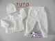 Patron tricot bb layette mod&egrave;le layette &agrave; tricoter TUTO explicati