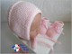 B&eacute;guin et chaussons mod&egrave;les layette tricot&eacute;s main tricot b&eacute;b&eacute; et 