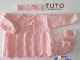 Patron tricot bb layette mod&egrave;le layette &agrave; tricoter TUTO explicati
