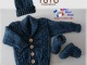 Patron &agrave; tricoter Gilet bb Irlandais, bonnet, chaussons explicati